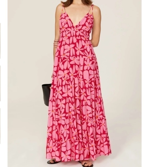 Hutch Maxi Dress Pink - Picture 1 of 15